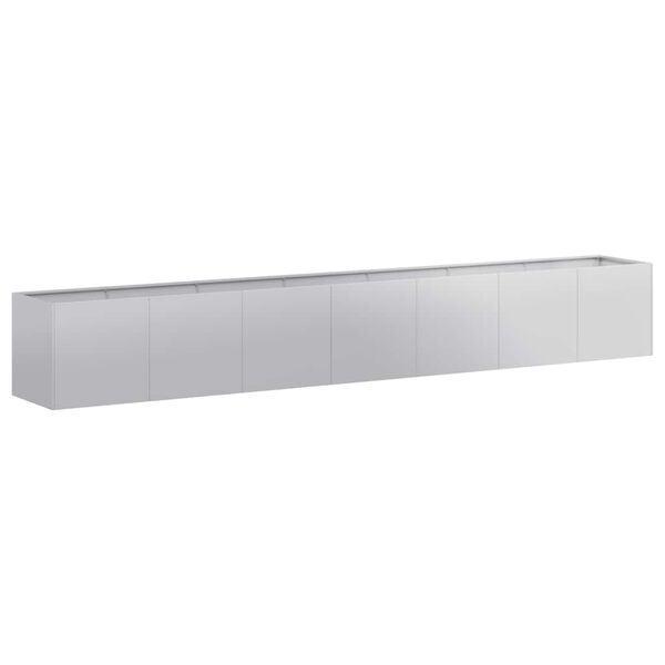 vidaXL Ζαρντινιέρα 280x40x40 εκ. από Γαλβανισμένο Ατσάλι