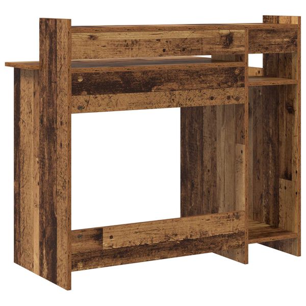 vidaXL Γραφείο Παλιό ξύλο 97 x 45 x 90 εκ. Επεξεργασμένο ξύλο