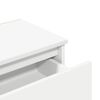vidaXL Κομοδίνο Λευκό 40 x 30 x 39 εκ. από Επεξ. Ξύλο