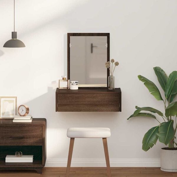 vidaXL Τραπέζι περιποίησης Καφέ 60 x 40 x 70 εκ. Επεξεργασμένο ξύλο