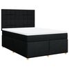 vidaXL &Kappa;&rho;&epsilon;&beta;ά&tau;&iota; Boxspring &mu;&epsilon; &Sigma;&tau;&rho;ώ&mu;&alpha; &Mu;&alpha;ύ&rho;&omicron; 140x190 &epsilon;&kappa;. &Upsilon;&phi;&alpha;&sigma;&mu;ά&tau;&iota;&nu;&omicron;