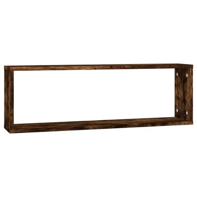 vidaXL Ραφιέρες Τοίχου Κύβοι 2 τεμ. Καπν. Δρυς 80x15x26,5 εκ. Επ. Ξύλο