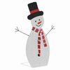 vidaXL Φωτιζόμενη Οικογένεια Χιονάνθρωπων 3 pcs Θερμό λευκό