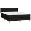 vidaXL &Kappa;&rho;&epsilon;&beta;ά&tau;&iota; Boxspring &mu;&epsilon; &Sigma;&tau;&rho;ώ&mu;&alpha; &Mu;&alpha;ύ&rho;&omicron; 140x200 &epsilon;&kappa;. &Upsilon;&phi;&alpha;&sigma;&mu;ά&tau;&iota;&nu;&omicron;