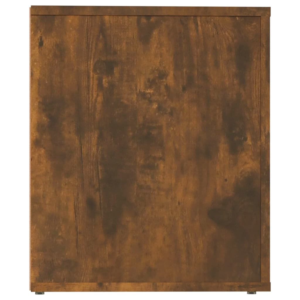 vidaXL Κομοδίνο Καπνιστή Δρυς 50 x 39 x 47 εκ.