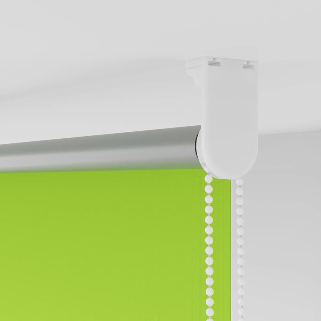 vidaXL Roller Blind Blackout φύλλα πράσινα 165x230 cm Πλάτος υφάσματος