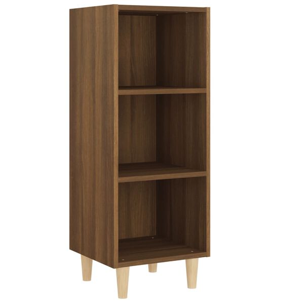 vidaXL Ντουλάπι Καφέ Δρυς 34,5 x 32,5 x 90 εκ. Επεξεργασμένο Ξύλο