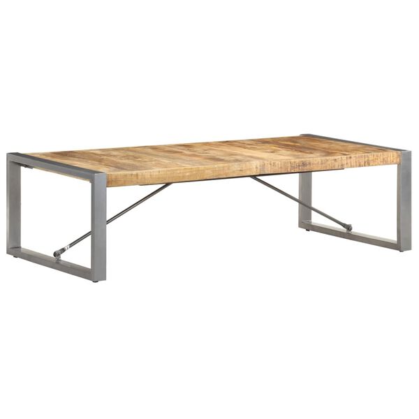 vidaXL Τραπεζάκι Σαλονιού 140 x 70 x 40 εκ. Ακατέργαστο Ξύλο Μάνγκο