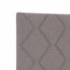 vidaXL Κεφαλάρι με φώτα λωρίδας LED με κεφαλάρι Taupe 100 cm ύφασμα