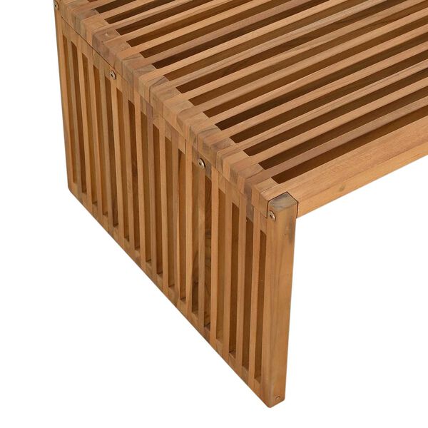 vidaXL Τραπέζι Κήπου 90x49.7x36 εκ. Μασίφ Ξύλο Τίκ