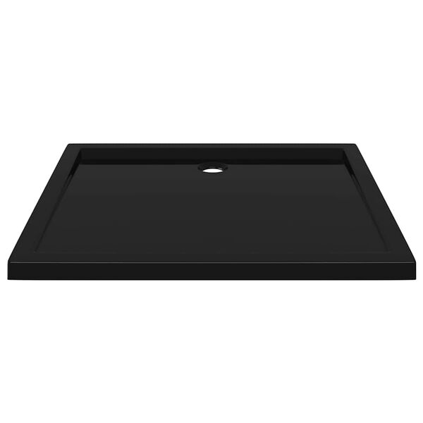 vidaXL Βάση Ντουζιέρας Ορθογώνια Μαύρη 80 x 90 εκ. από ABS