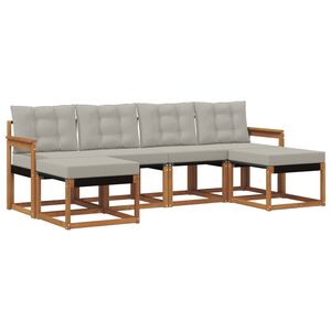 vidaXL &Sigma;&epsilon;&iota;&rho;ά &Kappa;&alpha;&nu;&alpha;&pi;έ &Epsilon;&xi;&omega;&tau;&epsilon;&rho;&iota;&kappa;&omicron;ύ 6 pcs &Phi;&upsilon;&sigma;&iota;&kappa;ό &kappa;&alpha;&iota; &Alpha;&nu;&omicron;&iota;&chi;&tau;ό &Gamma;&kappa;&rho;&iota;