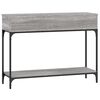 vidaXL Τραπέζι Κονσόλα Γκρι Sonoma 100x30,5x75 εκ. Επεξεργασμένο Ξύλο