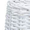 vidaXL Καπέλο Φωτιστικού Λευκό 25 x 17 εκ. από Wicker