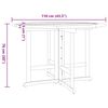vidaXL Σετ Τραπεζαρίας Εξ. Χώρου Πτυσσόμενο 5 τεμ. από Μασίφ Ξύλο Teak