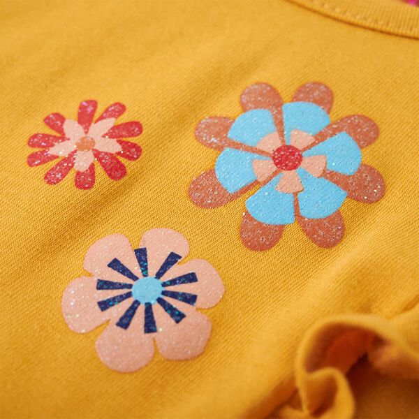 Μπλουζάκι Παιδικό Μακρυμάνικο Σκούρα Ώχρα 104