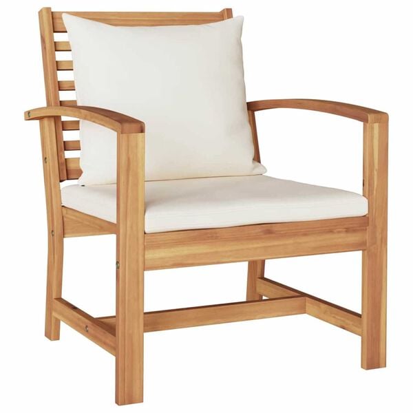 Σετ Καναπέ Κήπου 5 pcs Φυσικό Μασίφ ξύλο teak