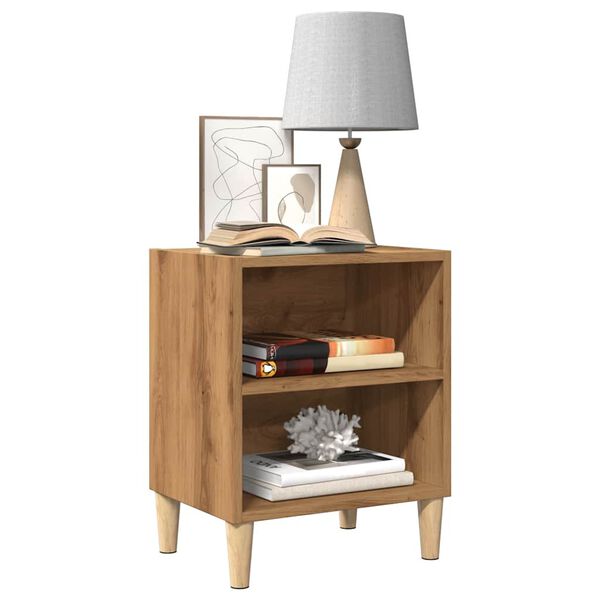 vidaXL Κομοδίνο ντουλάπι Artisan Oak 40x30x50 cm Κατασκευασμένο ξύλο