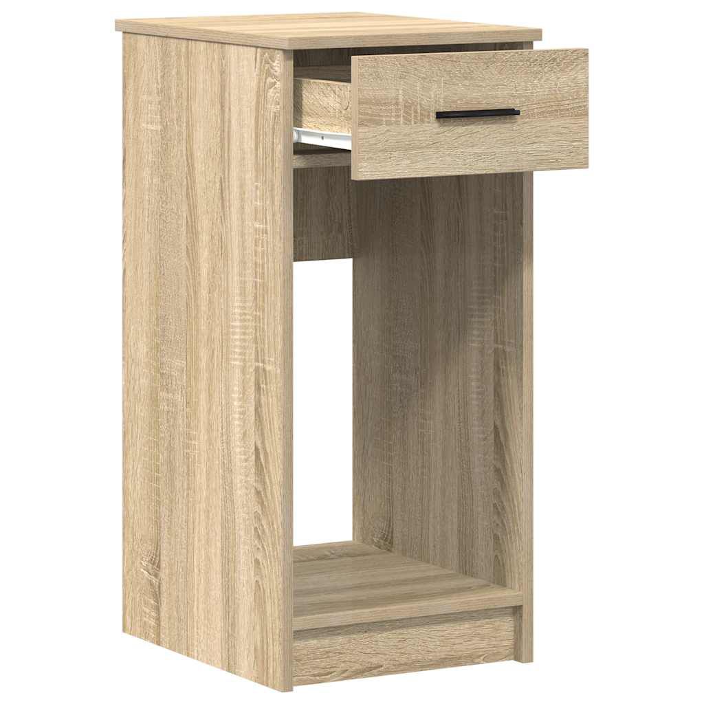 vidaXL Βάση πύργου υπολογιστή με συρτάρι Δρυς sonoma 35x45x77 cm