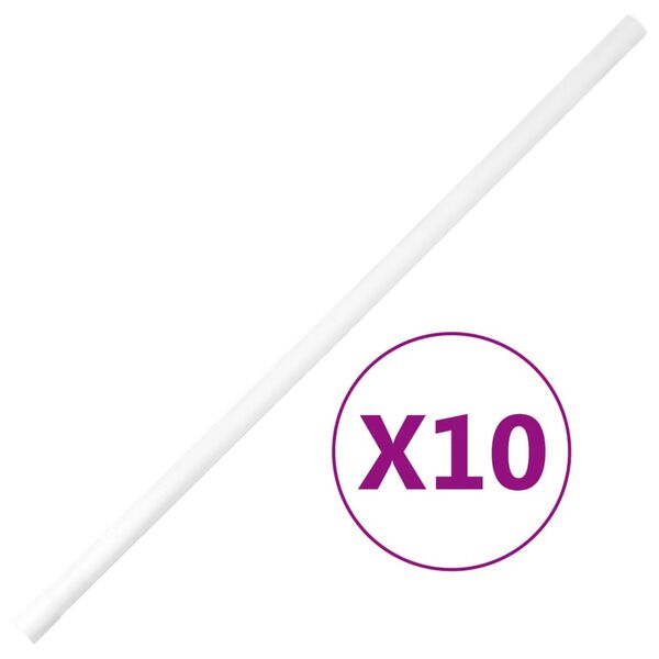 vidaXL Κανάλι Καλωδίων με Κλιπ Ø25 χιλ. 10 μ. από PVC