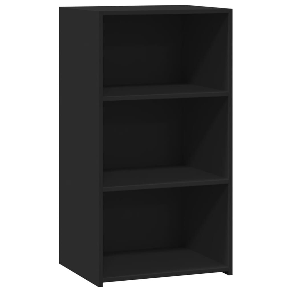 vidaXL Συρταριέρα Μαύρη 50x41x93 εκ. από Επεξεργασμένο Ξύλο