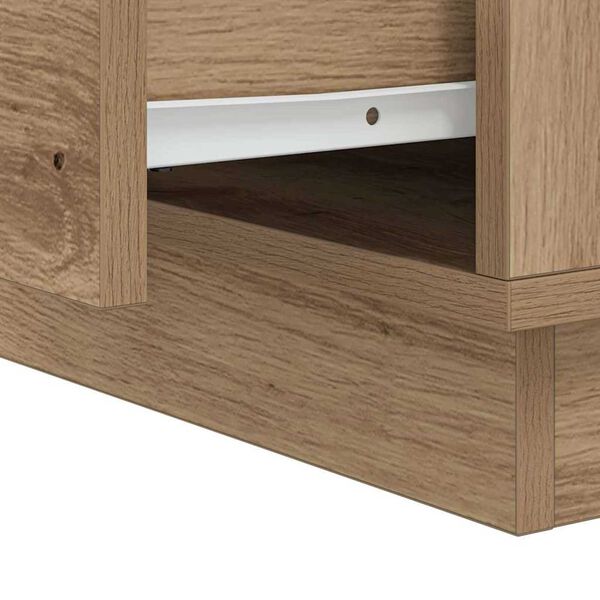 vidaXL Κομοδίνο με Artisan Oak 39 x 34.5 x 50 εκ. Επεξεργασμένο ξύλο