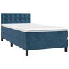 vidaXL &Kappa;&rho;&epsilon;&beta;ά&tau;&iota; Boxspring &mu;&epsilon; &Sigma;&tau;&rho;ώ&mu;&alpha; &Sigma;&kappa;&omicron;ύ&rho;&omicron; &Mu;&pi;&lambda;&epsilon; 90x200 &epsilon;&kappa;. &Beta;&epsilon;&lambda;&omicron;ύ&delta;&iota;&nu;&omicron;