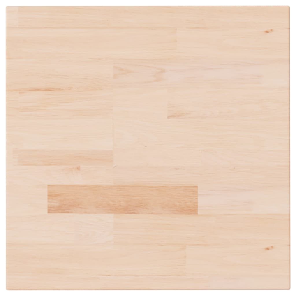 vidaXL Επιφάνεια Τραπεζιού Τετράγωνη 40x40x4 εκ. Μασίφ Ξύλο Δρυς