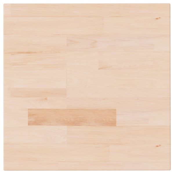 vidaXL Επιφάνεια Τραπεζιού Τετράγωνη 40x40x4 εκ. Μασίφ Ξύλο Δρυς