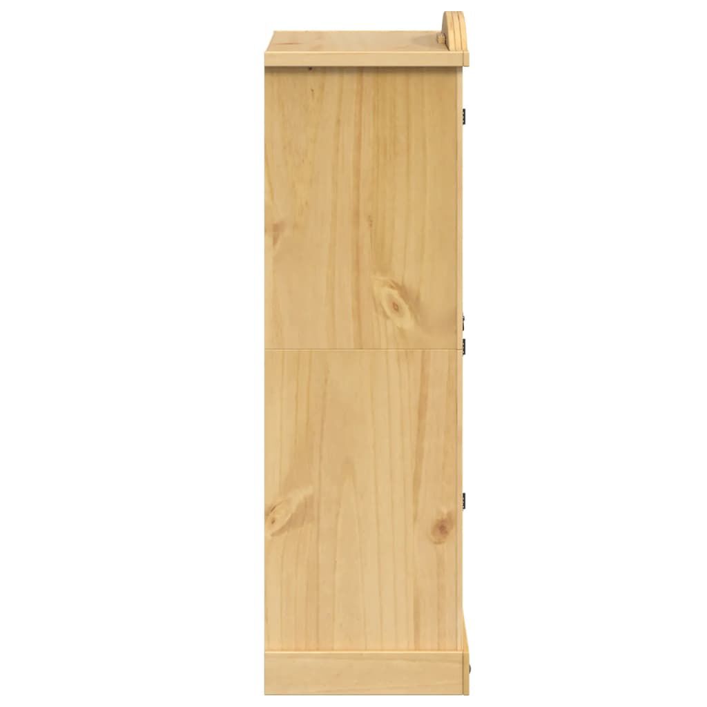vidaXL Ντουλάπα Corona 101x52x170 εκ. από Μασίφ Ξύλο Πεύκου