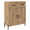 vidaXL Highboard &mu;&epsilon; &sigma;&upsilon;&rho;&tau;ά&rho;&iota; 2 pcs Artisan Oak &Epsilon;&pi;&epsilon;&xi;&epsilon;&rho;&gamma;&alpha;&sigma;&mu;έ&nu;&omicron; &xi;ύ&lambda;&omicron;