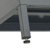 vidaXL Έπιπλο Τηλεόρασης Ανθρακί 105 x 35 x 52 εκ από Ατσάλι και Γυαλί
