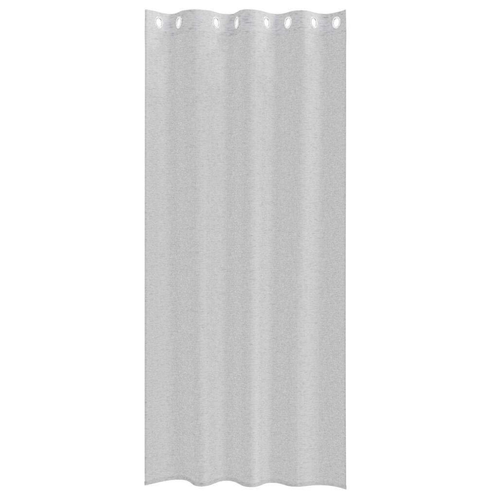 vidaXL Κουρτίνες 2 pcs Ανοιχτό γκρι 140 x 225 cm Πολυεστέρας