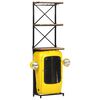 vidaXL Κάβα Κρασιών Κίτρινη Όψη Τρακτέρ 49x31x172 εκ.Μασίφ Ξύλο Μάνγκο