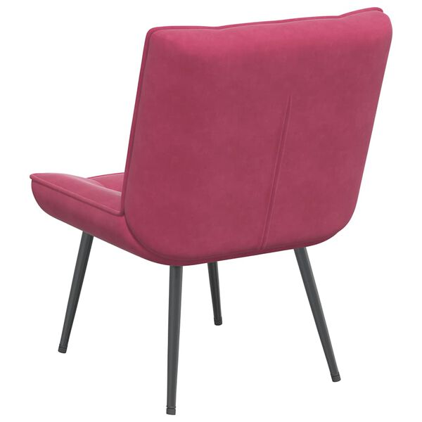 vidaXL Καρέκλα χαλάρωσης Wine Red 64x74x84 cm Velvet