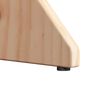 vidaXL Τραπεζάκι σαλονιού 2 pcs Φυσικό 46 x 46 x 47 εκ.