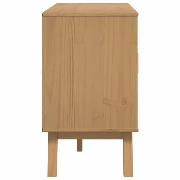 vidaXL Μπουφές OLDEN Καφέ 114 x 43 x 73,5 εκ. από Μασίφ Ξύλο Πεύκου