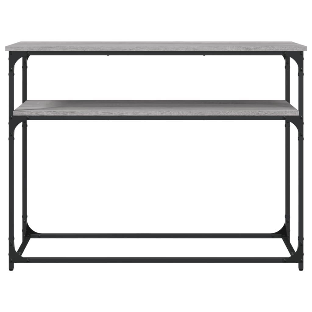vidaXL Τραπέζι Κονσόλα Γκρι Sonoma 100x35,5x75 εκ. Επεξεργασμένο Ξύλο