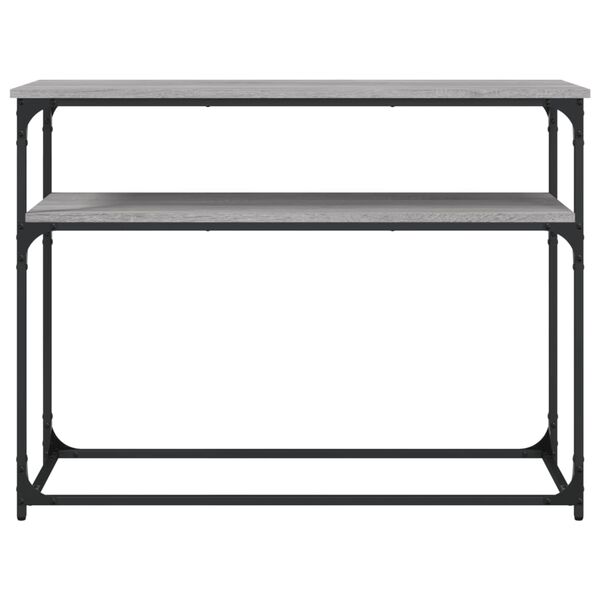 vidaXL Τραπέζι Κονσόλα Γκρι Sonoma 100x35,5x75 εκ. Επεξεργασμένο Ξύλο