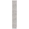 vidaXL Βιτρίνα Γκρι του Σκυροδέματος 82,5x30,5x185,5 εκ. Επεξ. Ξύλο