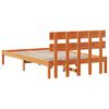 vidaXL Σκελετός Κρεβατιού Καφέ 120 x 190 cm Μασίφ ξύλο πεύκου