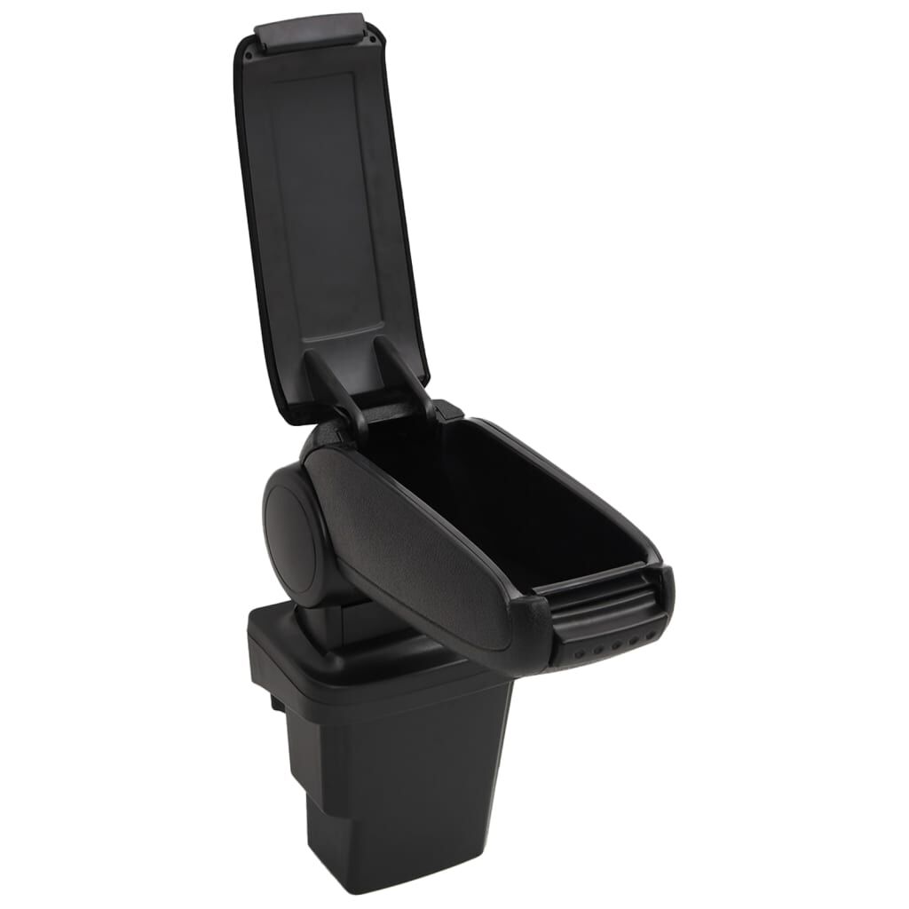 vidaXL Τεμπέλης Αυτοκινήτου Μαύρος 17x32x(37-53) εκ. από ABS