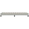 vidaXL Σκελετός Κρεβατιού Χωρίς Στρώμα Αν. Γκρι 80x220 εκ. Βελούδινο