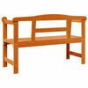 vidaXL Εξωτερικός πάγκος Καφέ 119 x 76 x 44εκ. Μασίφ ξύλο πεύκου