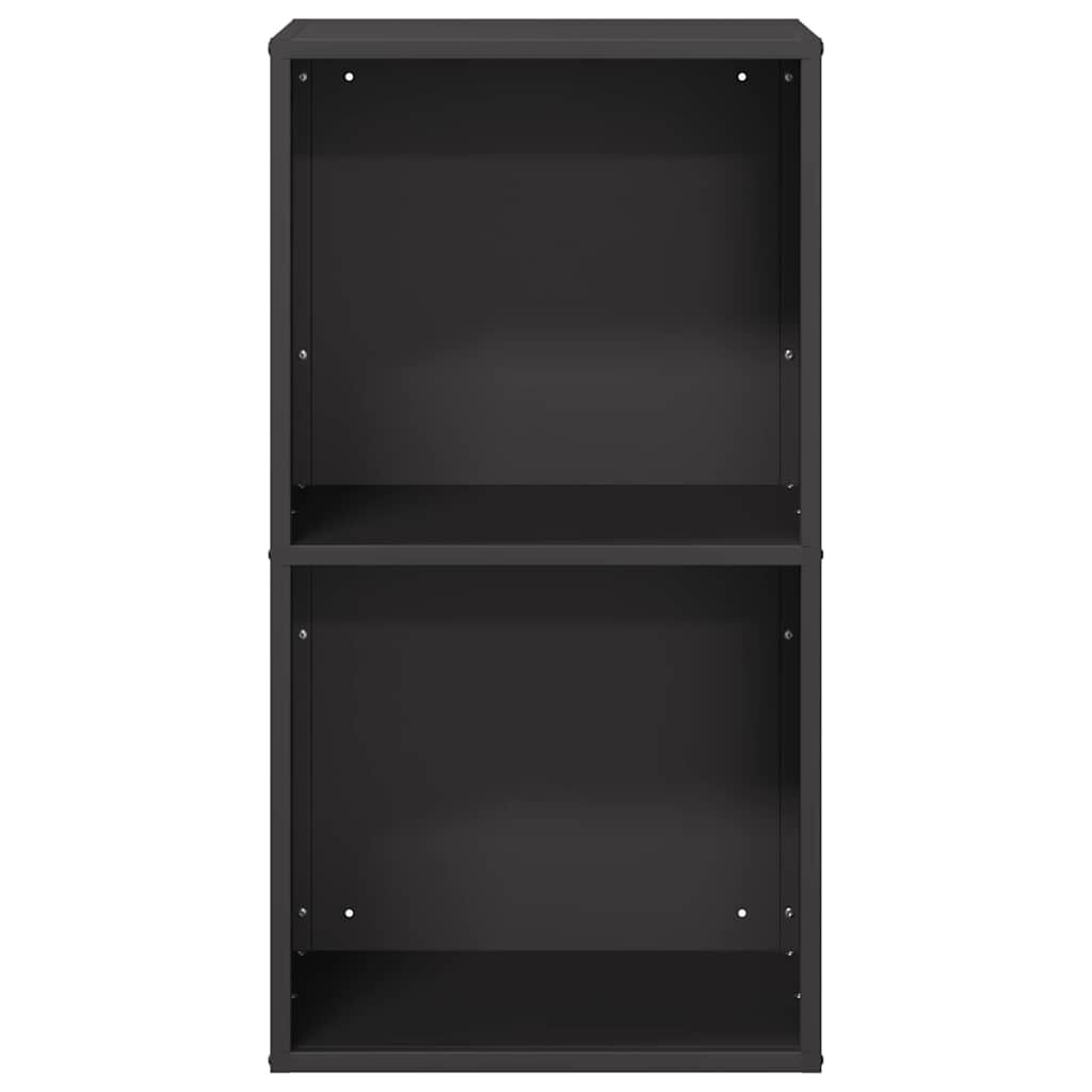 vidaXL Ράφι Καυσόξυλων Μαύρο 40x30x75 εκ. Χάλυβας ψυχρής έλασης
