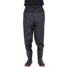 vidaXL Waist Waders με μπότες Μαύρο μέγεθος 43