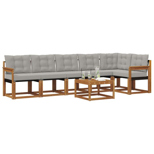 vidaXL &Sigma;&epsilon;&iota;&rho;ά &Kappa;&alpha;&nu;&alpha;&pi;έ &Epsilon;&xi;&omega;&tau;&epsilon;&rho;&iota;&kappa;&omicron;ύ 7 pcs &Phi;&upsilon;&sigma;&iota;&kappa;ό &kappa;&alpha;&iota; &Alpha;&nu;&omicron;&iota;&chi;&tau;ό &Gamma;&kappa;&rho;&iota;