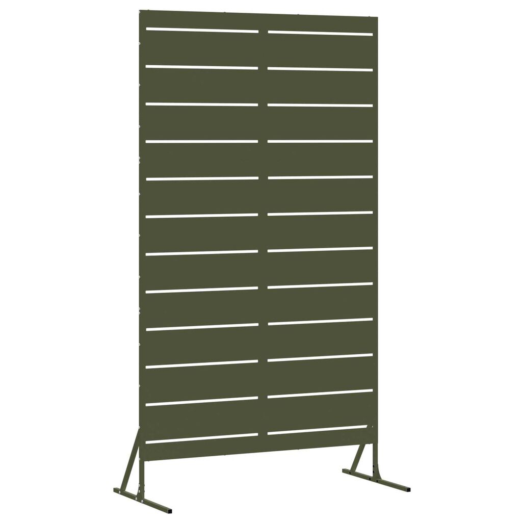 vidaXL Ιδιωτική Οθόνη Ελιά 100x50x180 εκ. Ατσάλι