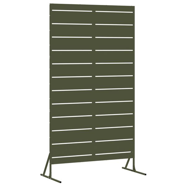 vidaXL Ιδιωτική Οθόνη Ελιά 100x50x180 εκ. Ατσάλι