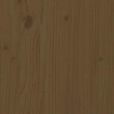 vidaXL Κεφαλάρι κρεβατιού Καφέ 79x6x82,5 εκ. από Μασίφ Ξύλο Πεύκου